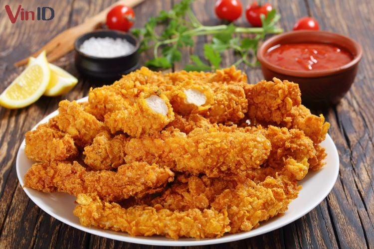 ỨC GÀ CẮT SỢI TẨM BỘT CHIÊN GIÒN CP 1KG