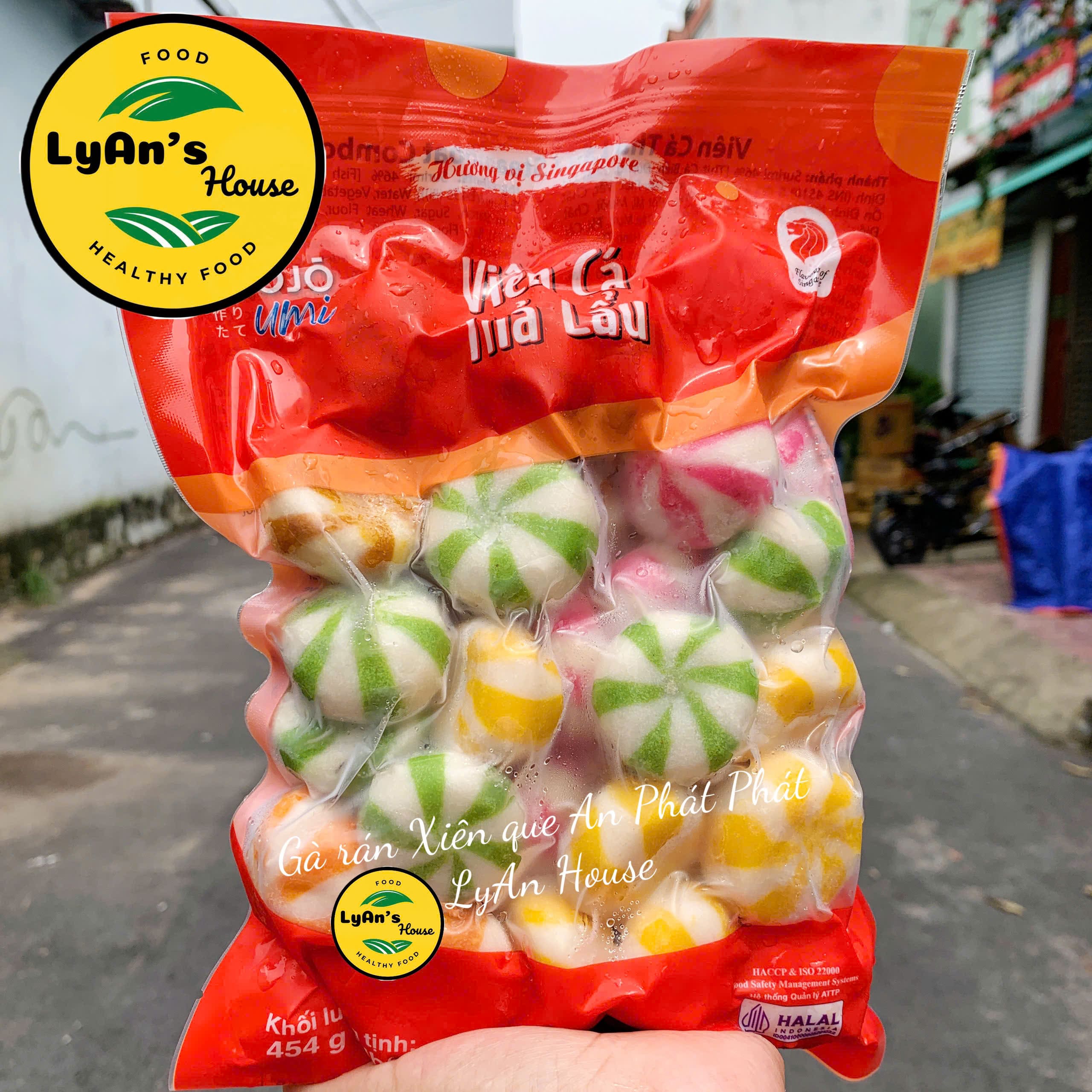 Viên Thả Lẩu 5 MÀU Chojo 454g - Nhân Trứng Cá Lichuan
