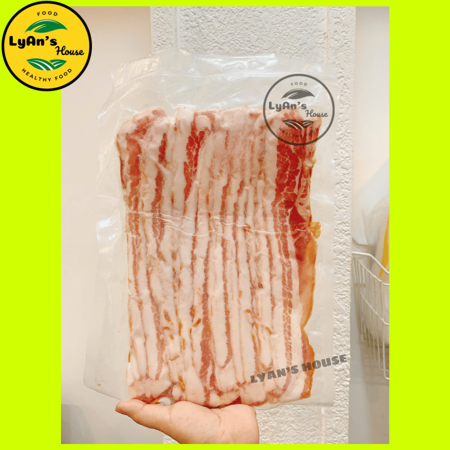 Ba rọi xông khói / Ba chỉ heo 500g Bacon LC Foods