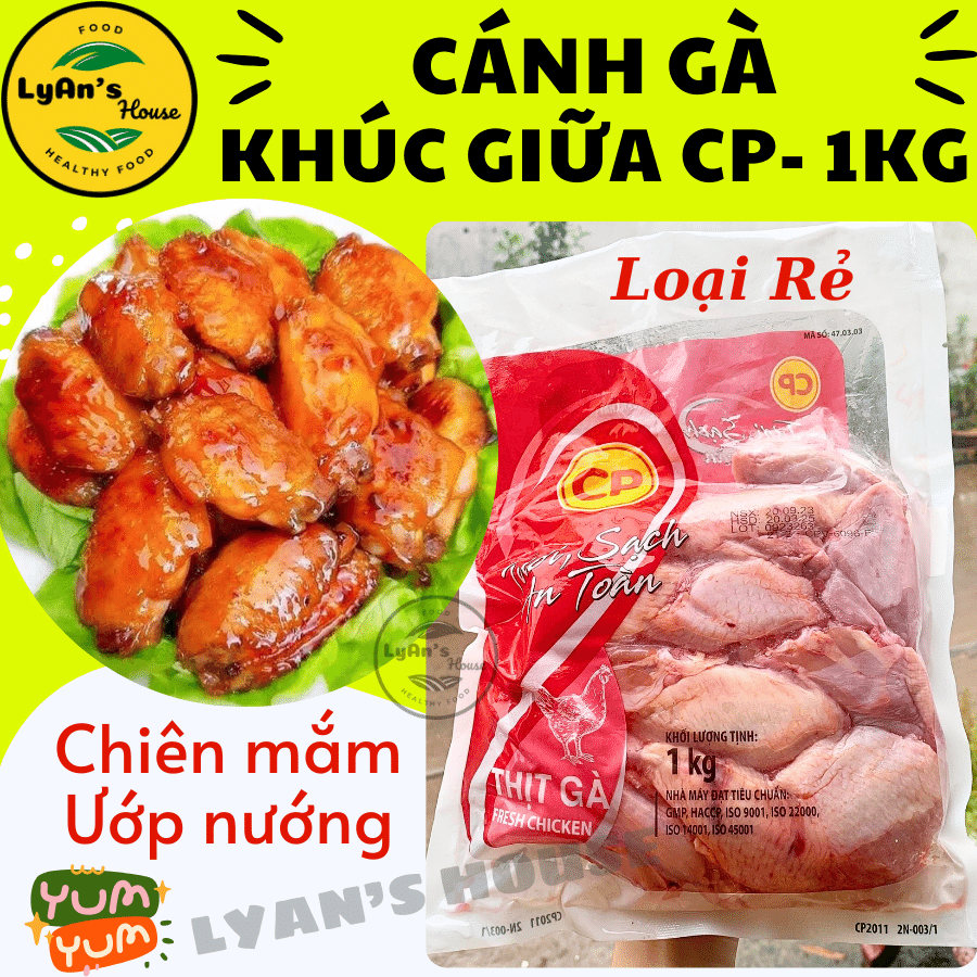 Cánh Gà Khúc Giữa CP 1kg