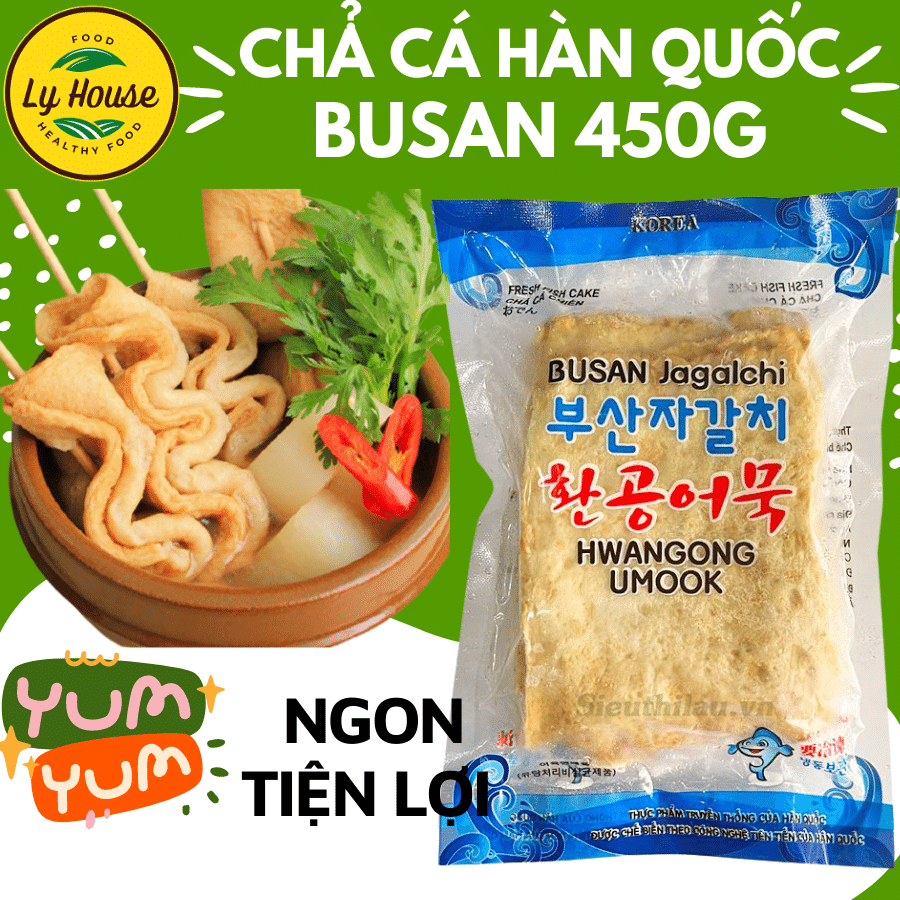 Chả cá Hàn Quốc Busan 450g