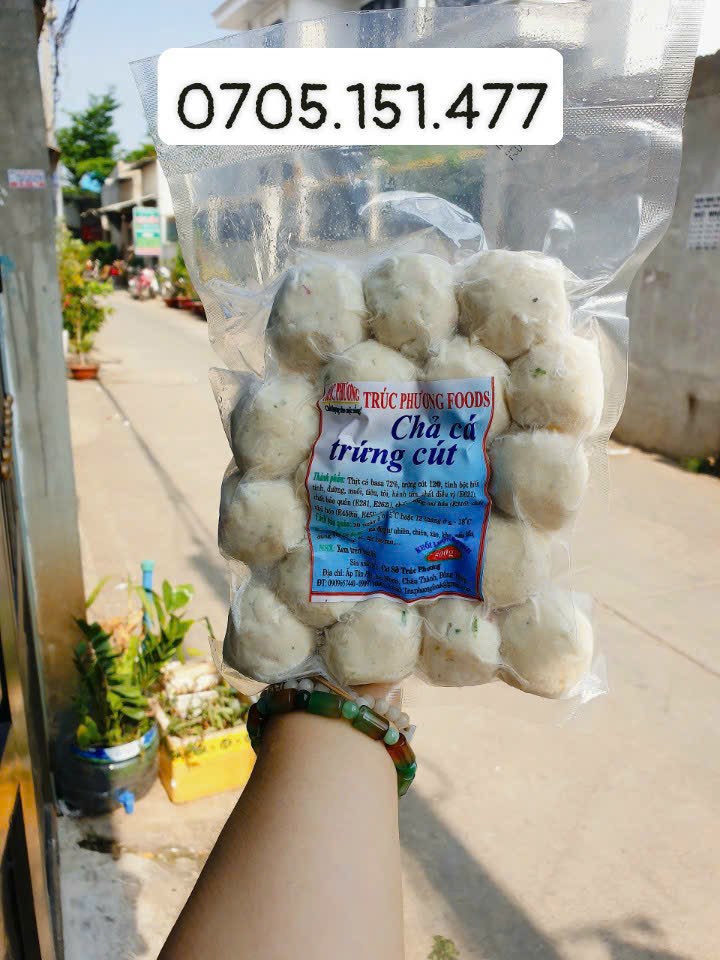 Chả cá trứng cút Trúc Phương 500g