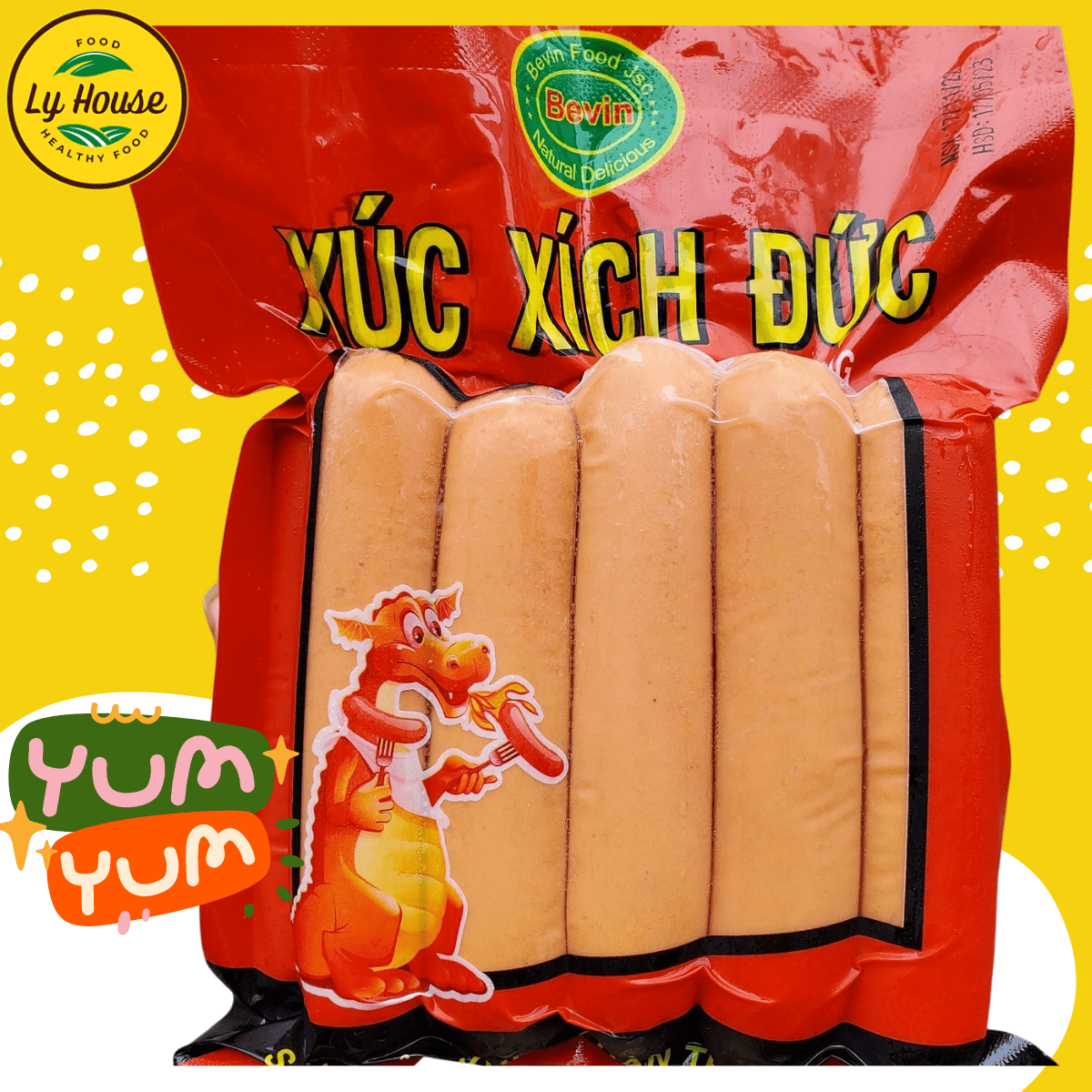 Xúc xích Đức Bevin 500g