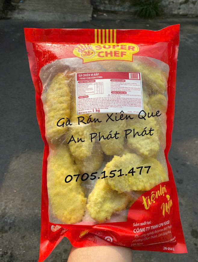 MIẾNG GÀ CHIÊN VỊ BẮP 1KG