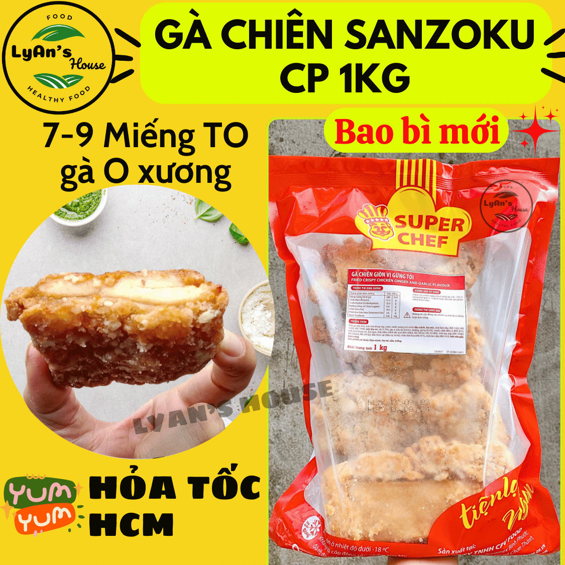 GÀ CHIÊN SANZOKU CP 1KG