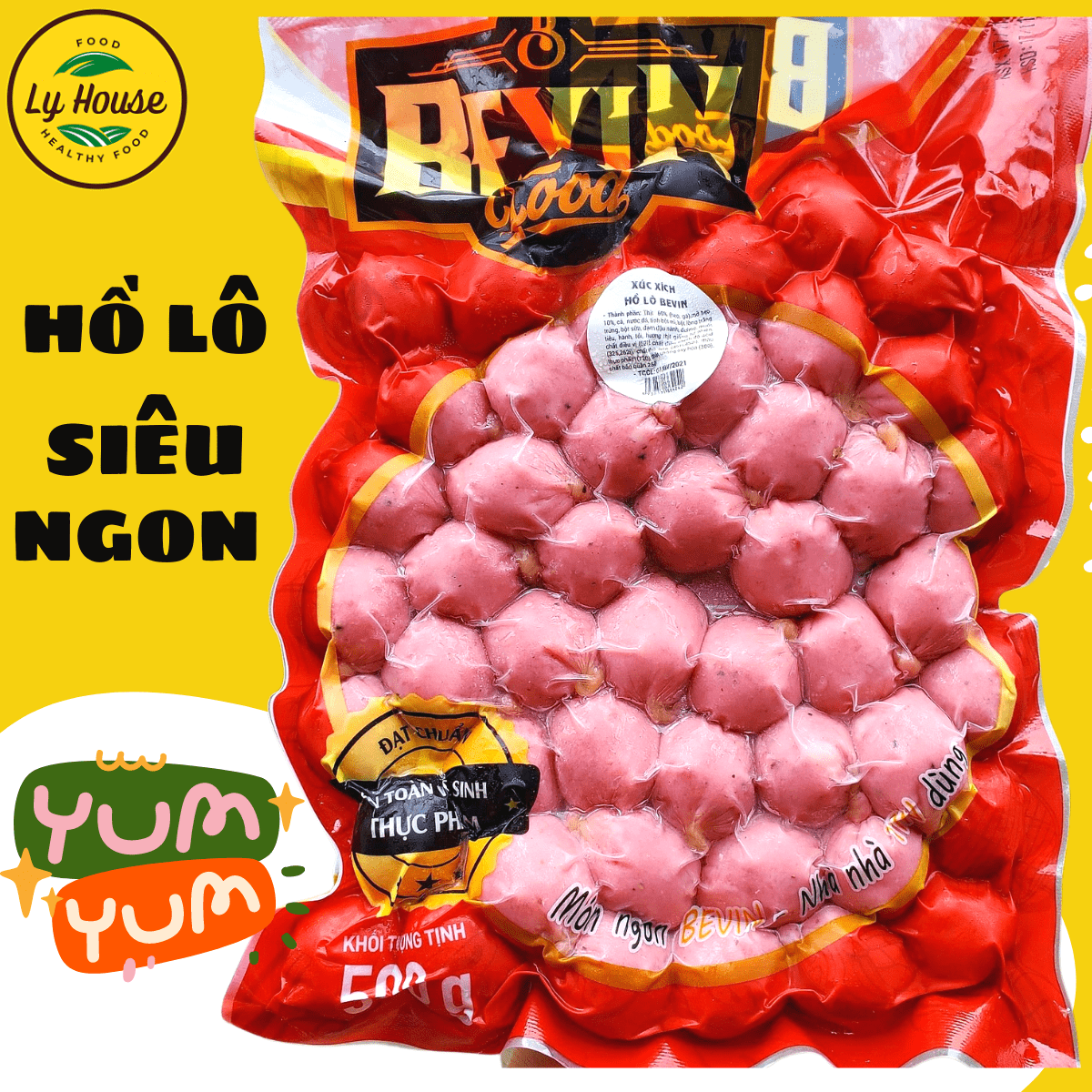 Xúc xích hồ lô Bevin 500g