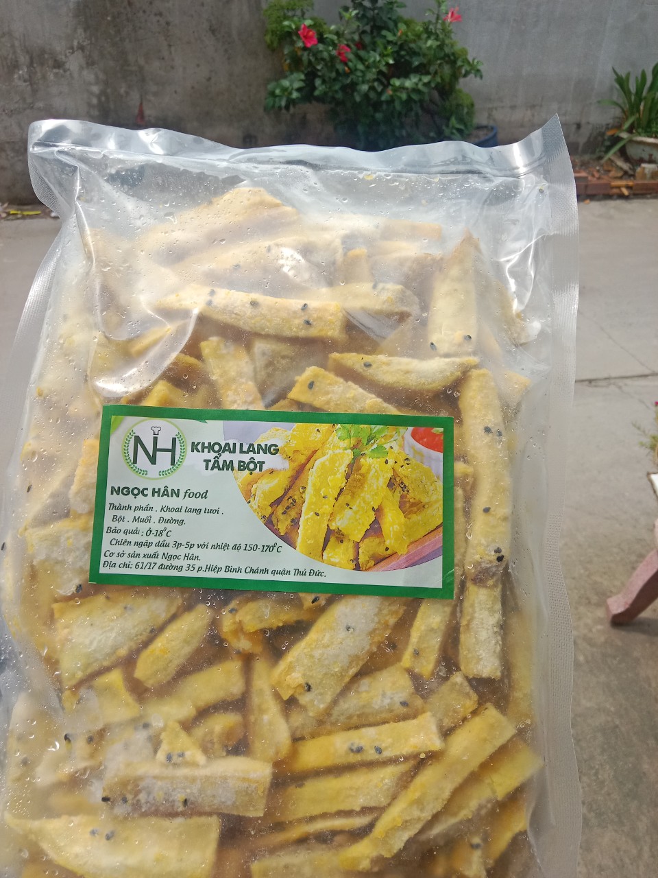Khoai lang thanh tẩm bột 1kg