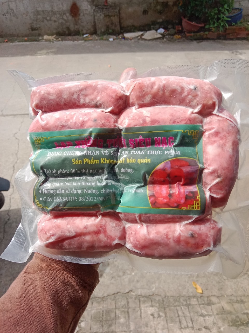 Lạp xưởng tươi siêu nạc 500g