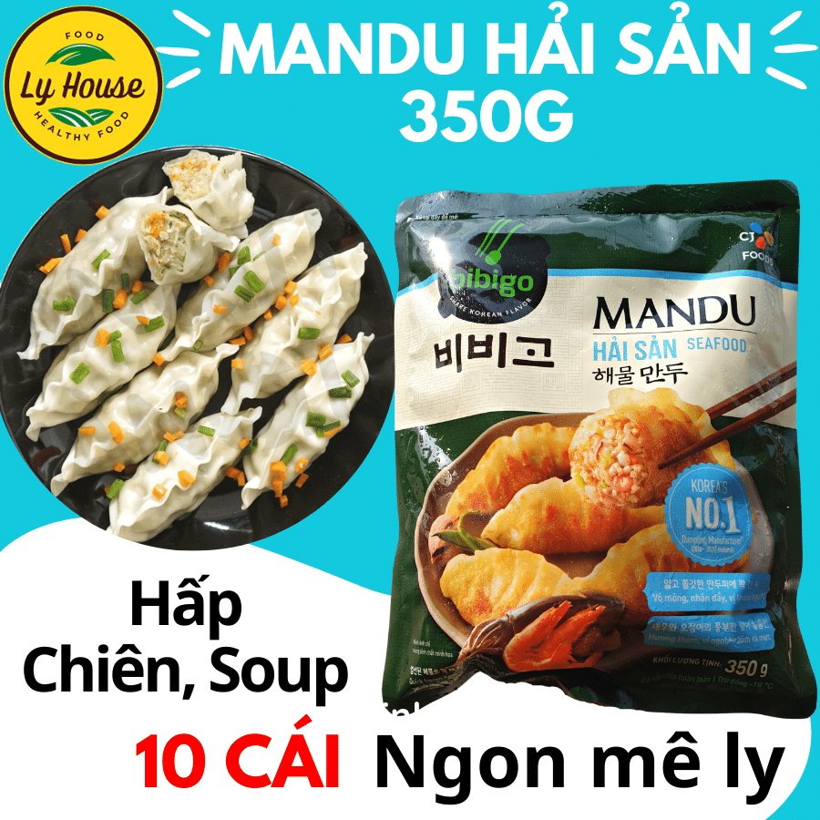Bánh xếp Mandu Hải sản CJ 350g 10 cái