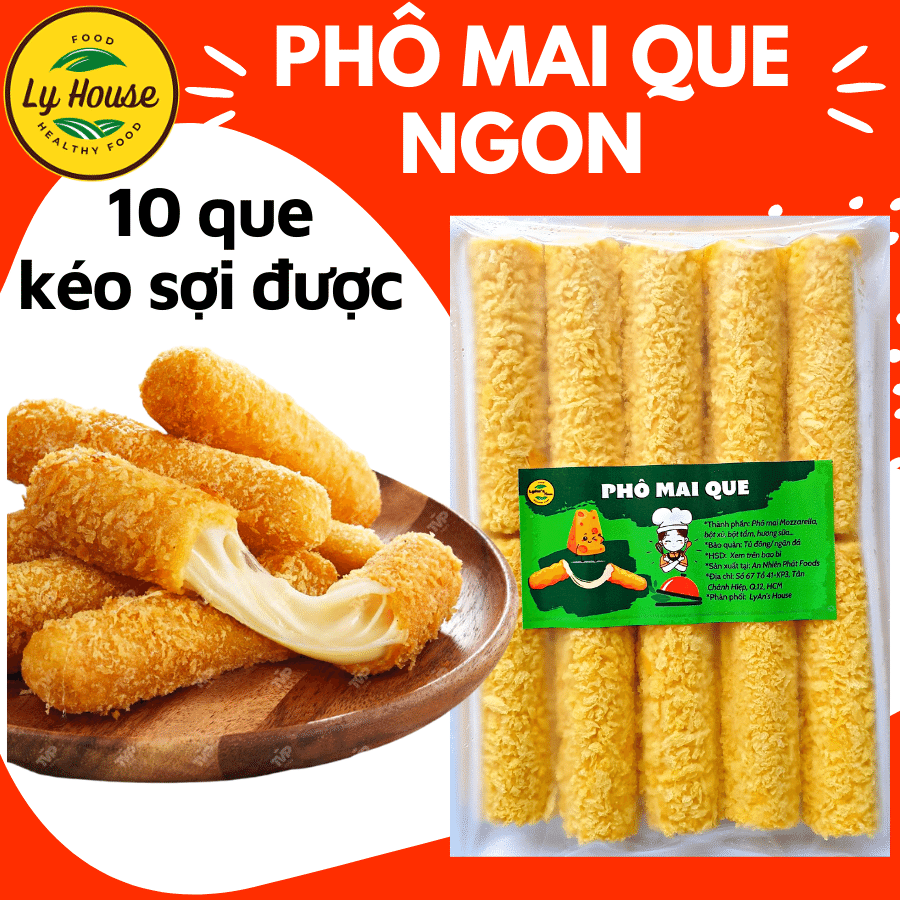 Phô Mai Que LyAn 500g (10 Que) | Phô Mai Kéo Sợi Giòn Ngon – Giá Sỉ