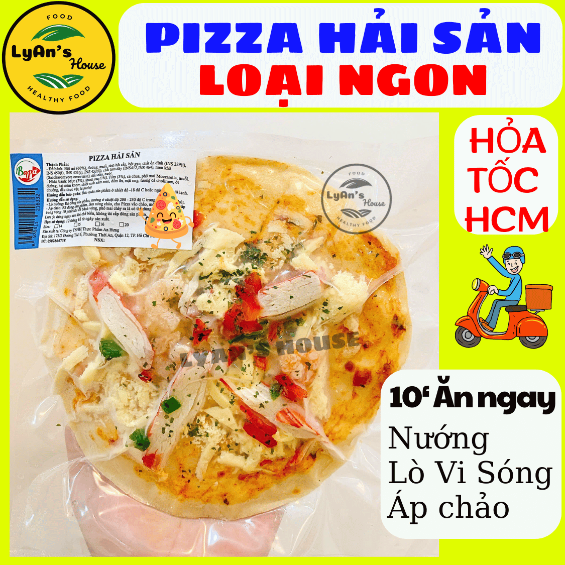 PIZZA Hải Sản (Size 15cm)