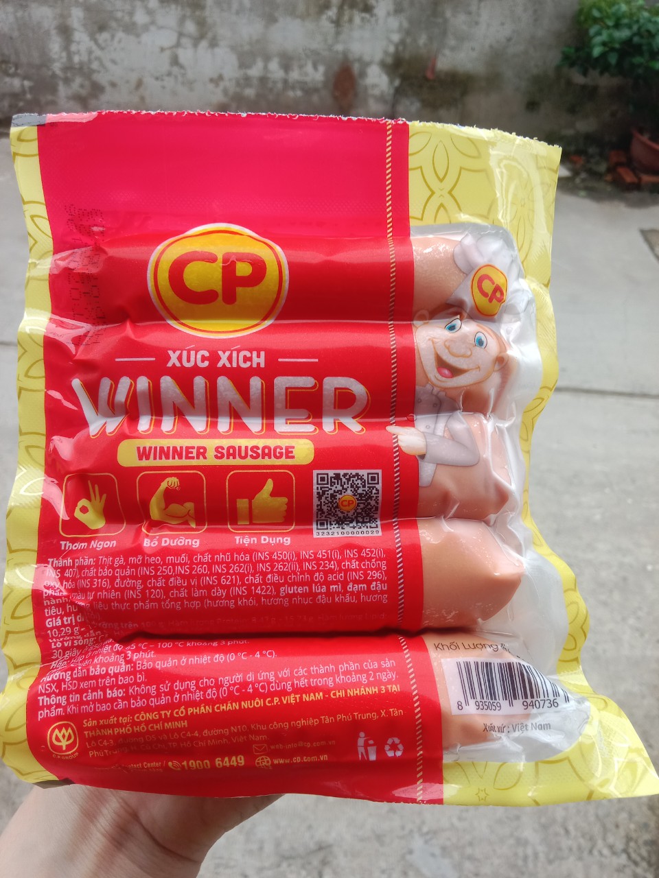 Xúc xích Winner CP 500g