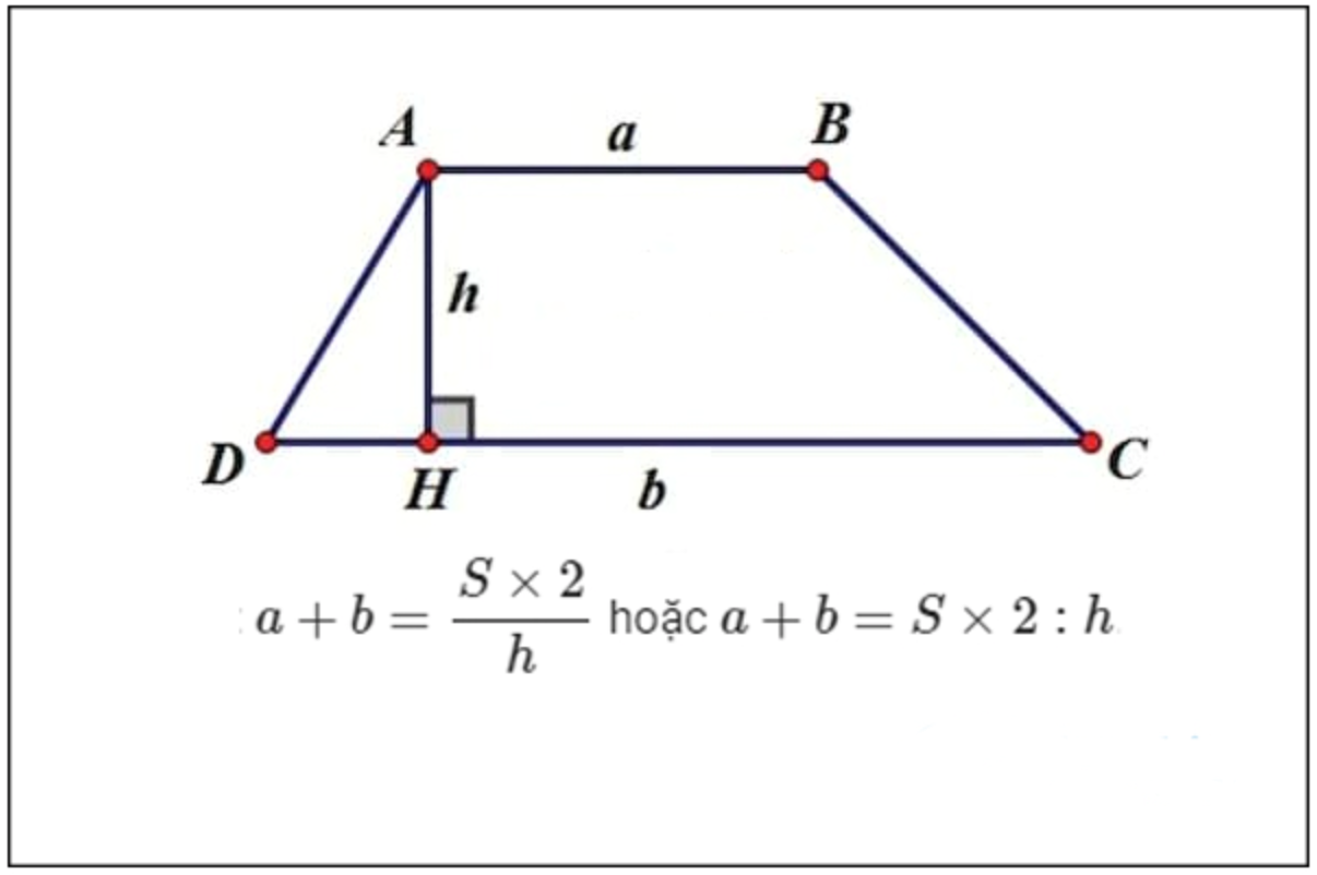 Cách Tính Và Công Thức Tính Diện Tích Hình Thang