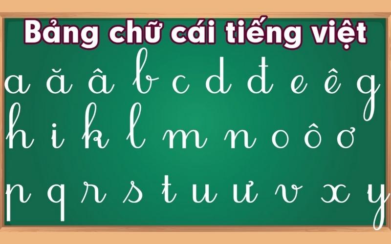 Bảng chữ cái tiếng Việt