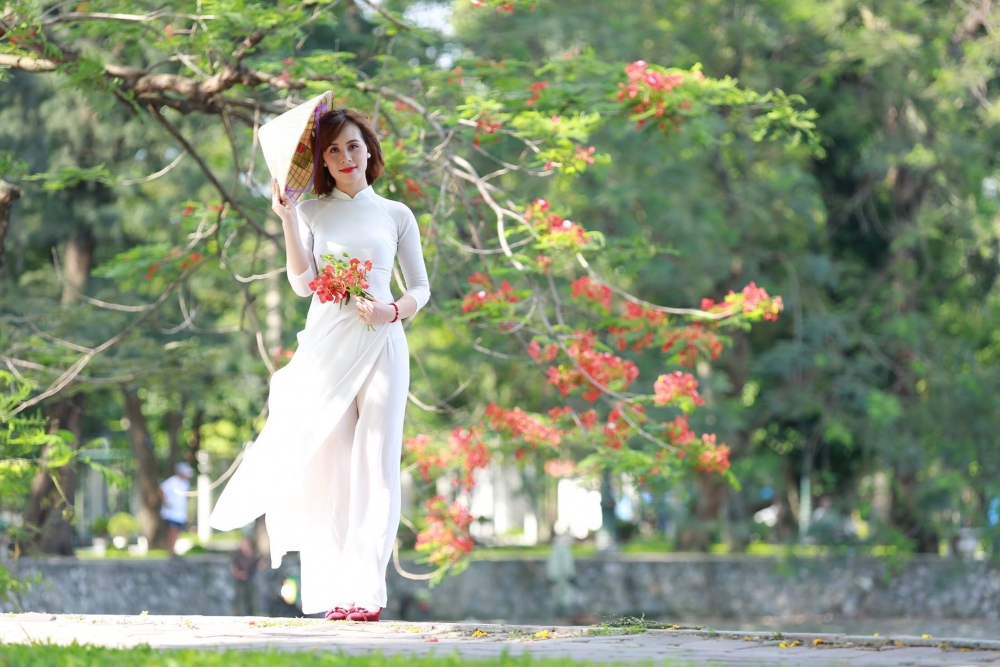 vẽ áo dài việt nam
