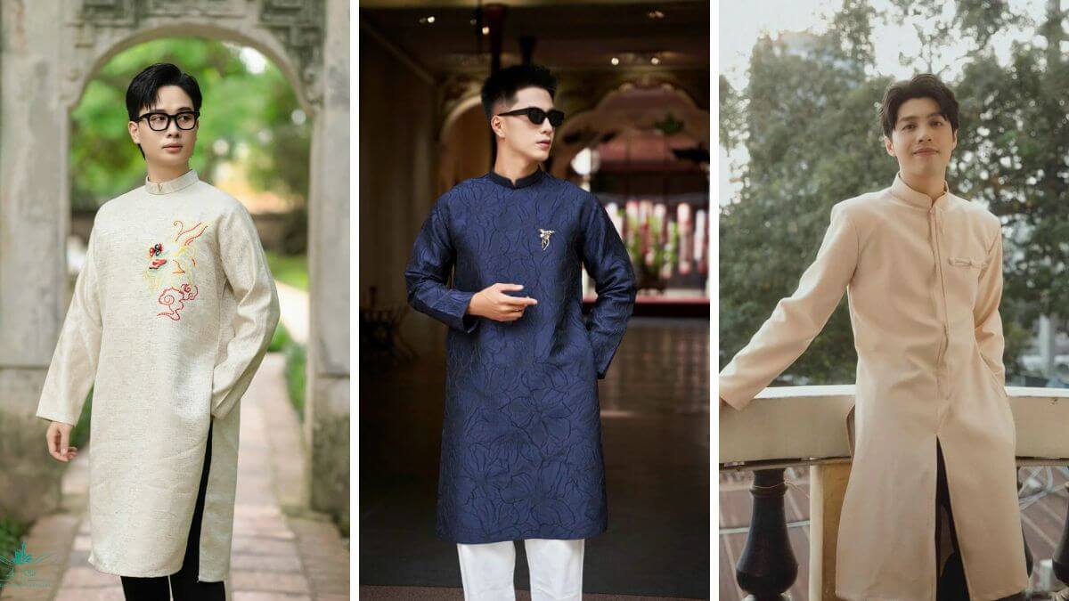  Phối đồ với áo dài nam đẹp & hiện đại