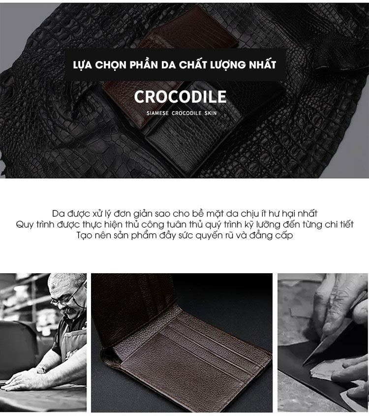 Ví da cao cấp dành cho nam