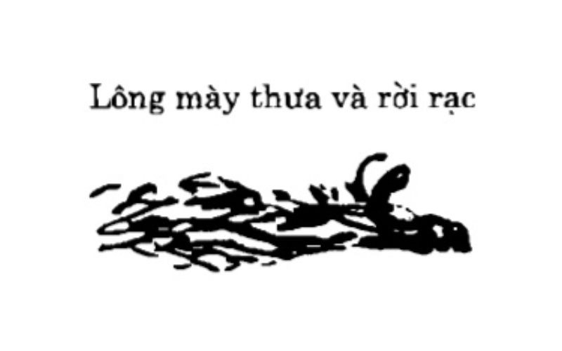 Sơ tán mi (lông mày thưa)