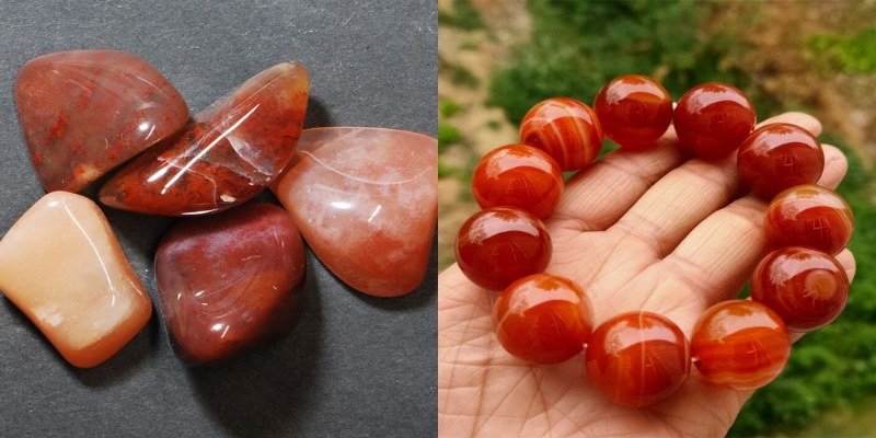 Đá mã não đỏ hợp mệnh Hỏa và Thổ