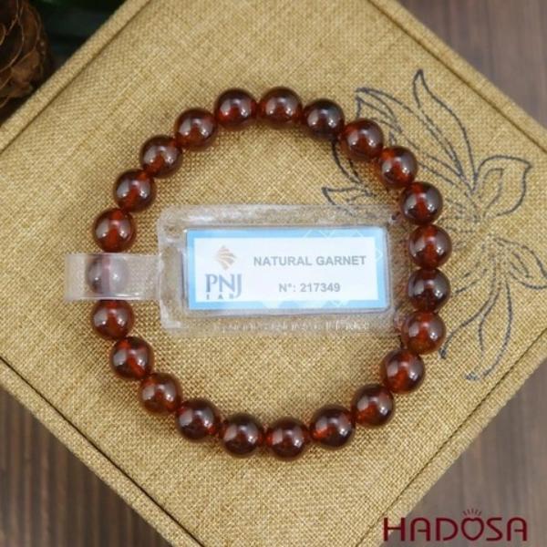 Mẫu vòng đá Garnet tròn mang đến giàu sang, thịnh vượng