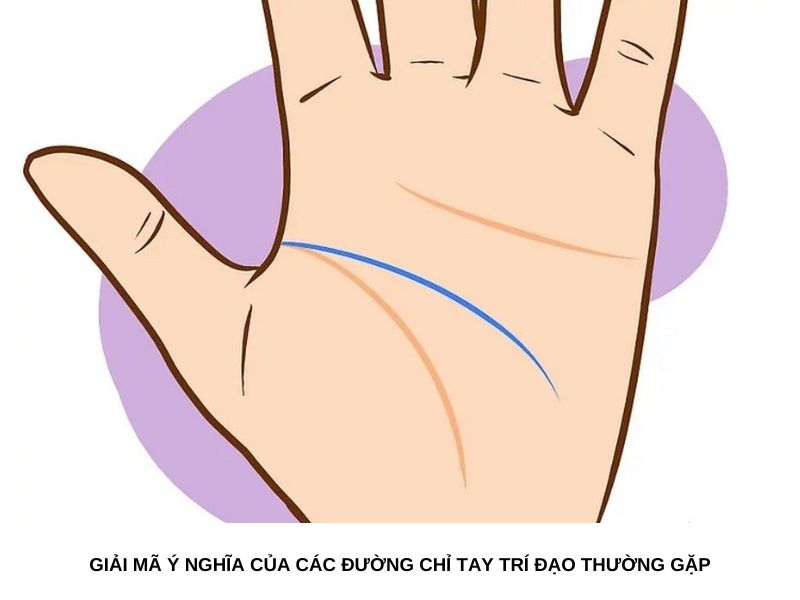 Giải mã ý nghĩa của các đường chỉ tay trí đạo thường gặp
