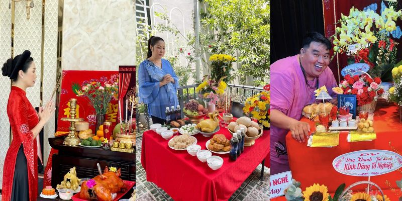 Nghệ sĩ tổ chức giỗ tổ nghề sân khấu tại gia không kém phần long trọng