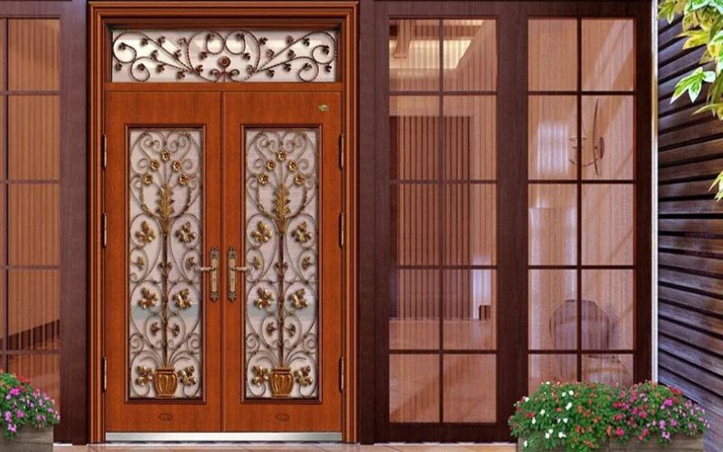 Kích thước cửa chính hài hoà với căn nhà