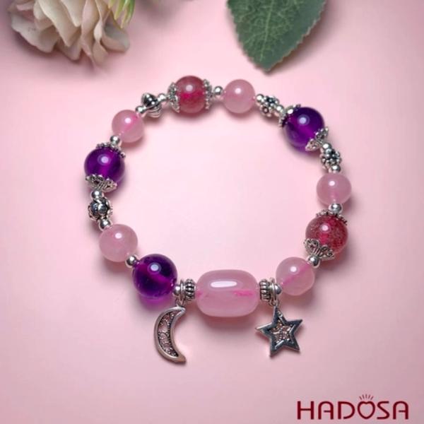 Mua vòng đá thạch anh hồng giá ưu đãi tại HADOSA