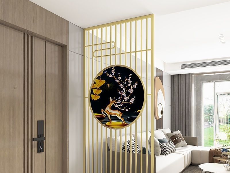 Vị trí thích hợp để đặt tấm bình phong là ở đâu?