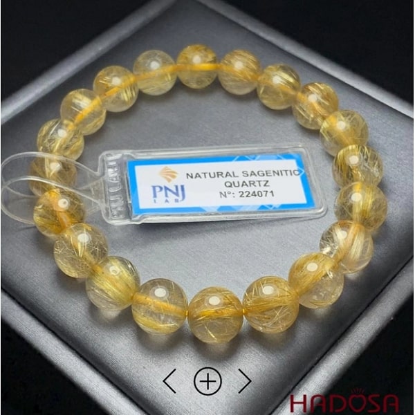 Đá thạch anh tóc vàng giả không có năng lượng tích cực