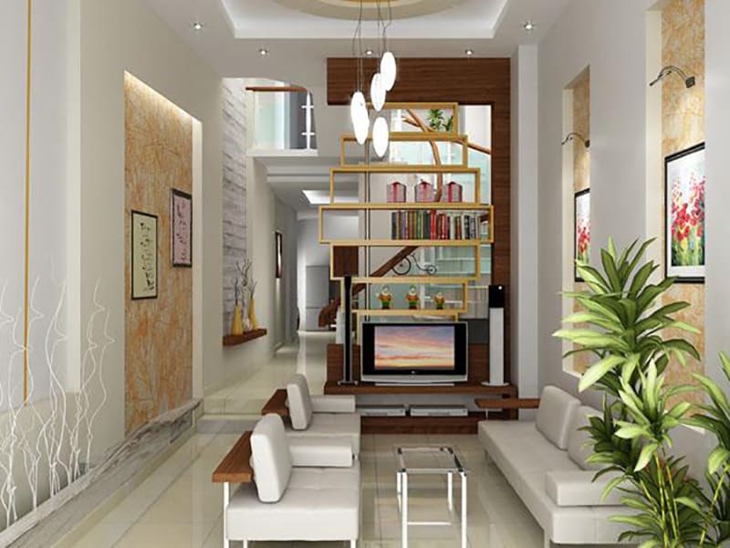 Cửa chính đối diện với cửa sổ hoặc cửa ra vào khác