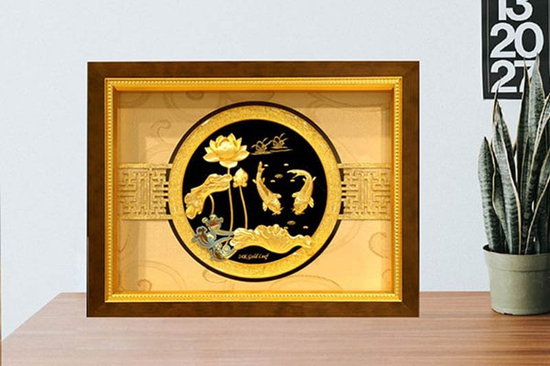 Tranh vàng 24K
