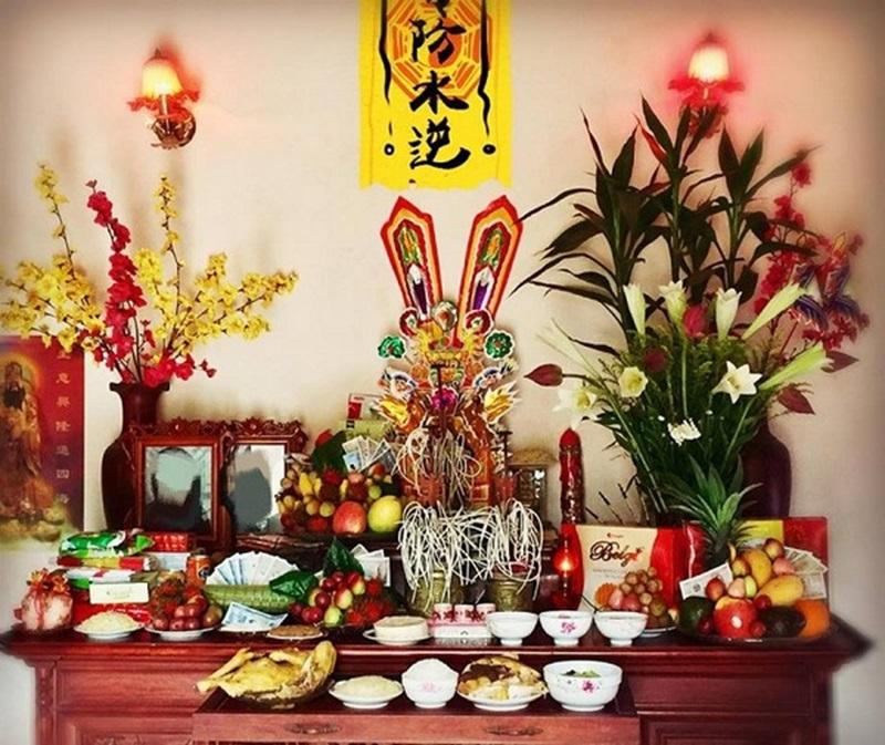 Bày biện mâm cúng thật đẹp mắt và đầy đủ