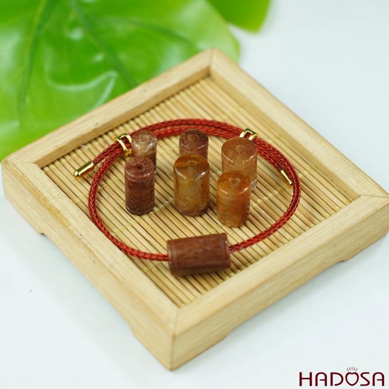 Lu thống thạch anh tóc màu nâu
