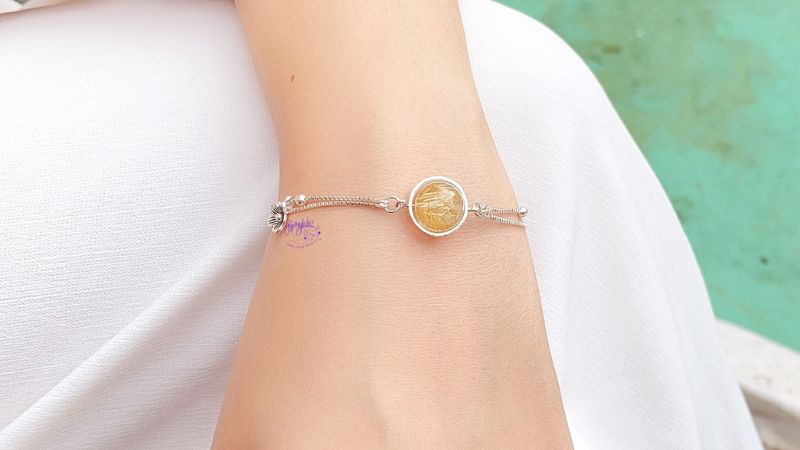 Thạch anh tóc vàng mang lại tài lộc, xua đuổi tà khí