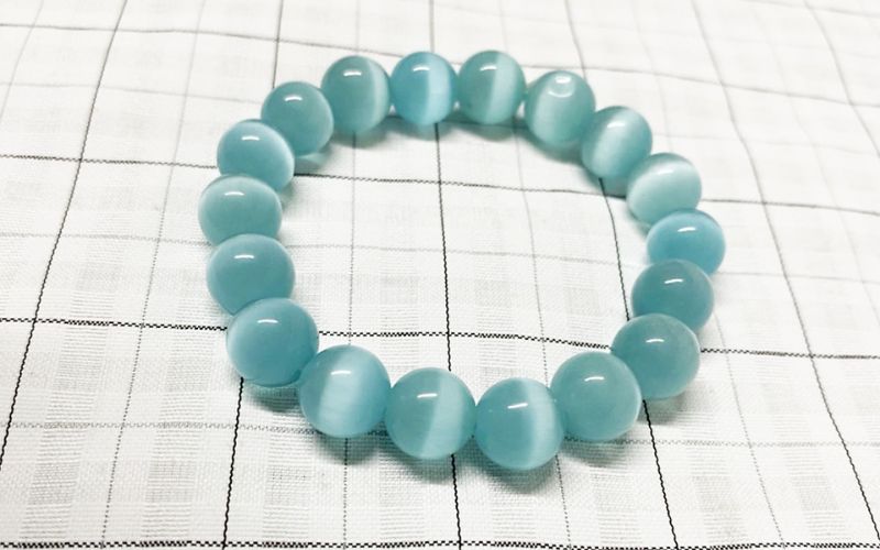 Vòng đá Opal xanh mắc mèo quyến rũ sang trọng