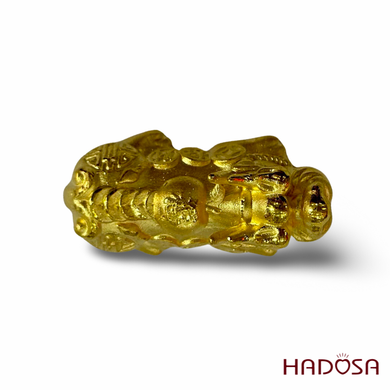 Charm Tỳ Hưu 24x11mm vàng 24K 3p6