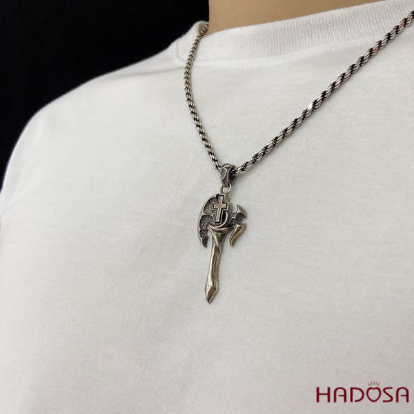 Mặt dây chuyền bạc Thái cho nam