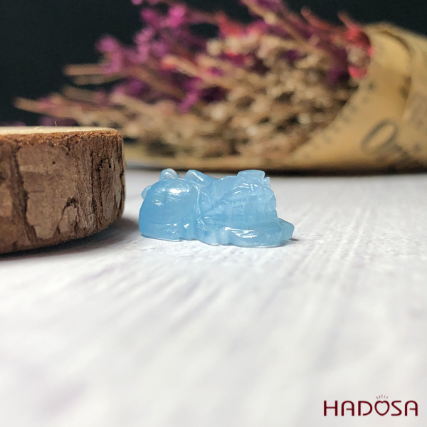 Tỳ Hưu aquamarine 5A
