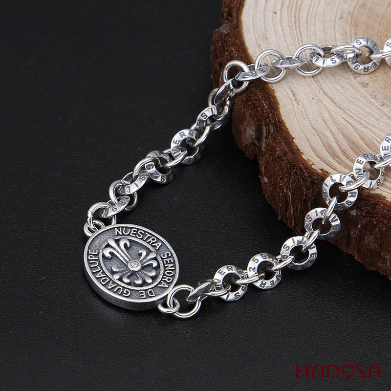 Lắc tay charm bạc Thái Thánh giá