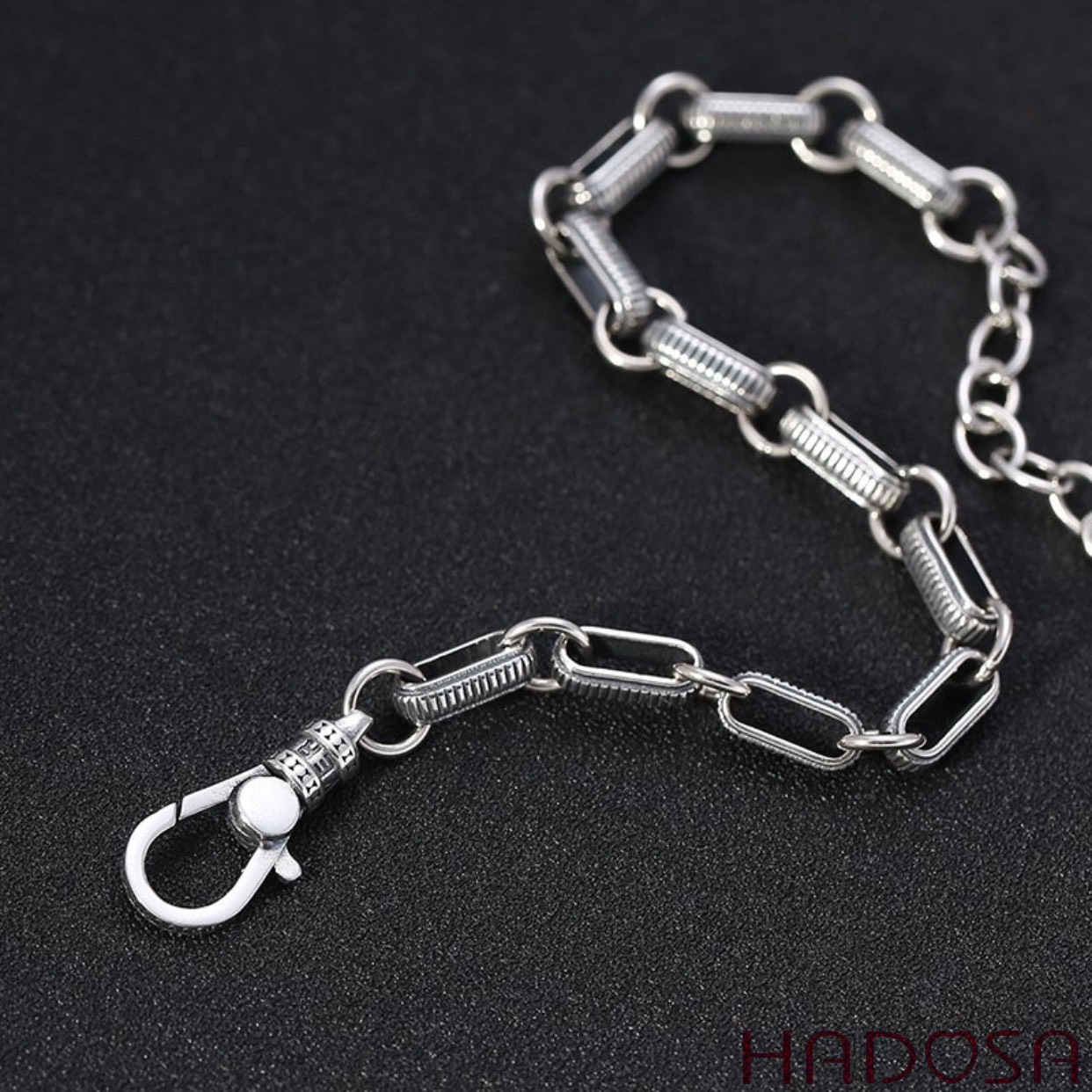 Lắc tay móc xích bạc