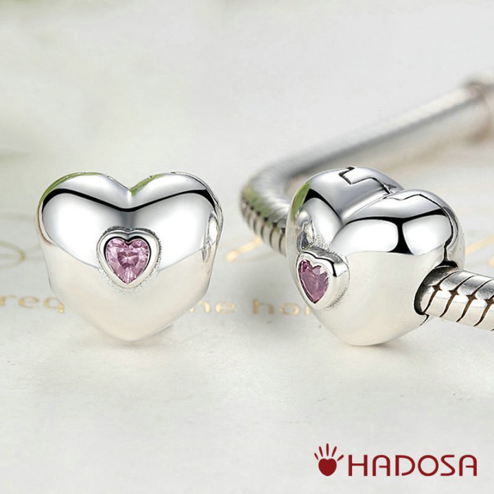 Charm clip bạc 925 cao cấp DIY