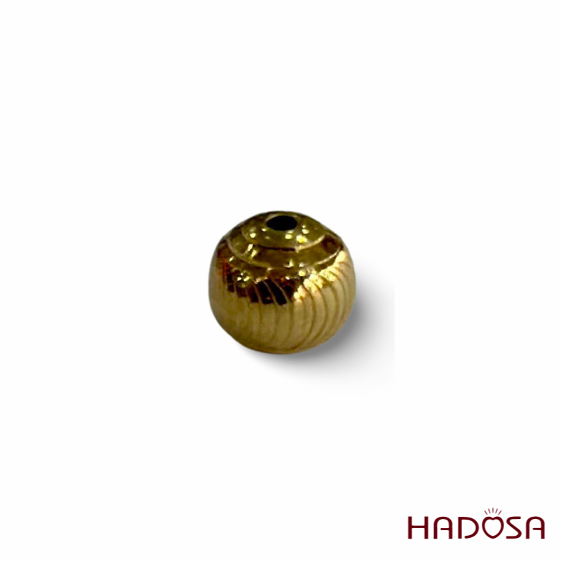 Charm bi vàng 6mm 18k