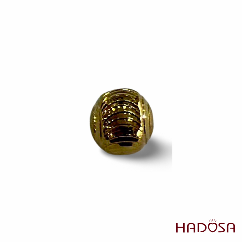 Charm bi vàng 6mm 18k