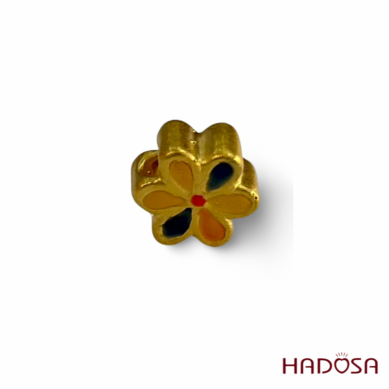 Charm hình hoạ tiết (màu) vàng 9999