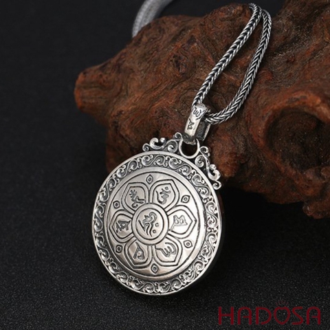 Mặt dây chuyền bạc Thái Hư Không Tạng