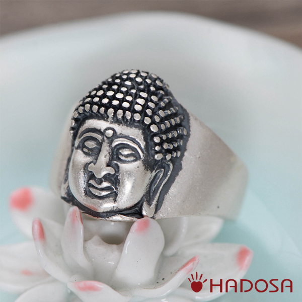 Nhẫn Phật A Di Đà bạc Thái