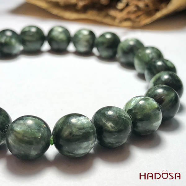 Vòng tay đá Mắt Rồng xanh 09mm 5A