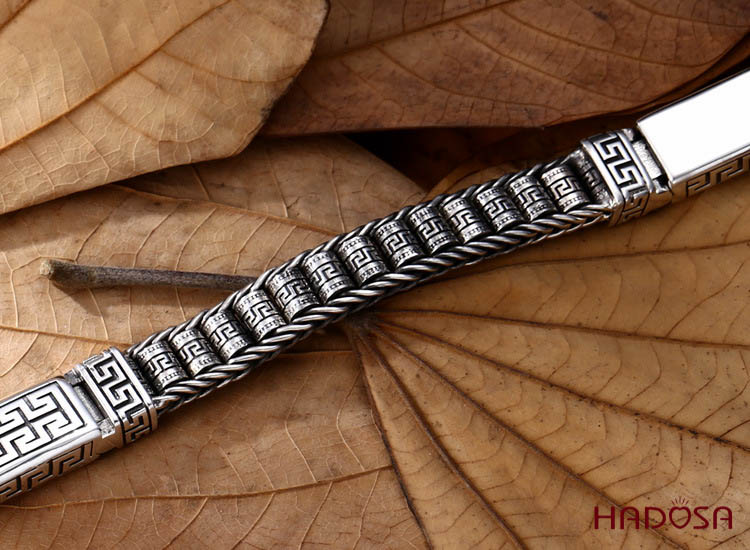 Vòng tay nam bạc Thái