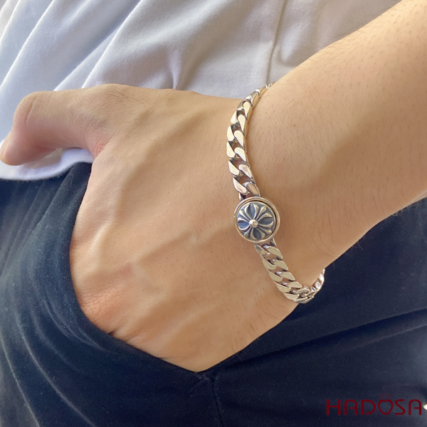 Vòng tay bạc nam đẹp